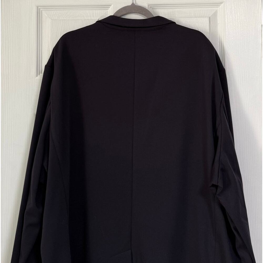 Lands' End New Ponte Knit Men's Blue Navy Sports Blazer Jacket Size 3XL - Picture 10 of 12